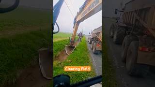 The Process of Clearing Field Drainage Ditches [upl. by Amelita]