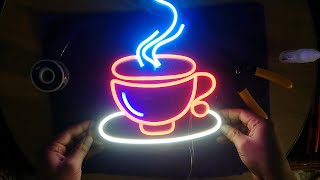 How to make Neon Sign at Home  Learn the Art of Making Neon Signs [upl. by Pam]