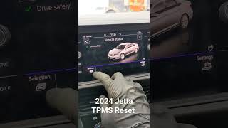 New for 2024 TPMS reset on a 2024 VW Jetta car vw tpms tpmsreset [upl. by Annirok]