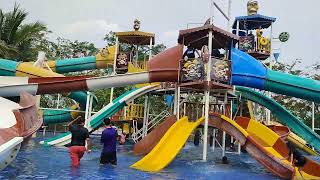 Hyderabad Wild Waters Amusement Park Tour [upl. by Dinerman]