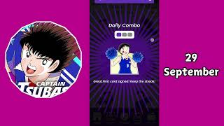 Captain Tsubasa Airdrop Combo  Captain Tsubasa Daily Combo September 29 [upl. by Akzseinga972]