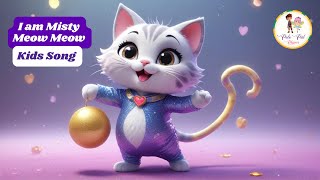 I am Misty Meow Meow 🐱🎶  Kids Song 🎵  Nursery Rhyme 🎤  Polo Pal Rhymes 🎨 kidsvideo 📺 kidssong [upl. by Netfa]