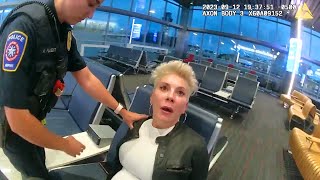 Karen Goes Absolutely Ballistic After She Assaults 3 Flight Attendants [upl. by Nitsir]