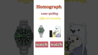 Watch homograph shorts [upl. by Tome98]