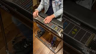 Pedal Steel Guitar Riffn Borrowed Angel Mel Street shorts tutorial pedalsteelguitar [upl. by Parcel]