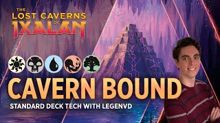 The Lost Caverns of Ixalan  Cavern Bound  WUBRG Deck Tech with LegenVD  MTG Arena [upl. by Kerry]