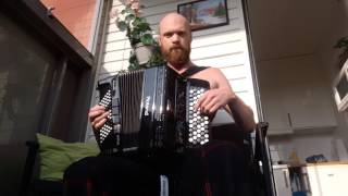 Monkey Island 2 Intro campfire song on Roland FR1x accordion [upl. by Nosliw704]