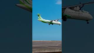 BINTER ATR 72600 LANDING at Madeira Airport [upl. by Brenner]