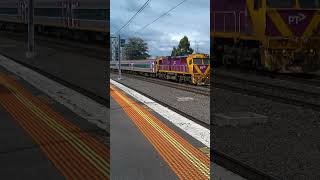 N471 leading Warrnambool service through Middle Footscray Massive hornshow melbournetrains train [upl. by Chase859]