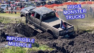 Massive Mega Truck Bounty Hole Competition [upl. by Benioff]