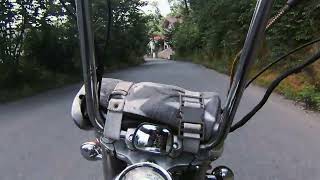 Dragstar 650 on Mountain Road pure exhaust sound [upl. by Noonan]