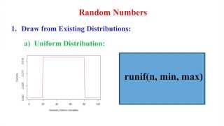 Stochastic Models in R Part 1 Generating Random Numbers [upl. by Tloc]