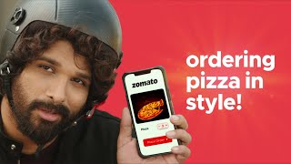 The Most Stylish Pizza Order  Zomato ft AlluArjun [upl. by Attelocin393]