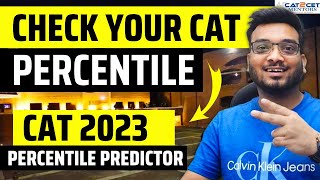 Check Your CAT Percentile  CAT 2023 Percentile Predictor  CAT 2033 Score vs Percentile [upl. by Beitnes]