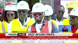 Countdown to AFCON 2027 Kasarani Stadium Undergoes Renovations for Grand Preparations [upl. by Burhans]