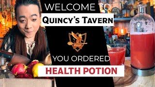 QUINCYS TAVERN HEALTH POTION DRINK quincystavern [upl. by Scotti450]