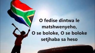 Nkosi Sikelel iAfrika south african national anthem with lyrics  Inno nazionale sudafricano [upl. by Hilly]