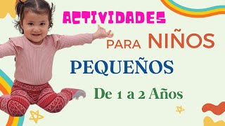 13 ACTIVIDADES PARA NIÑOS DE 1 A 2 AÑOS 👦 IDEAS CASERAS PARA HACER CON NIÑOS PEQUEÑOS [upl. by Dalli]