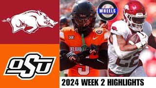 Arkansas v 16 Oklahoma State INCREDIBLE  Full Game Highlights  2024 College Football Highlights [upl. by Panta884]