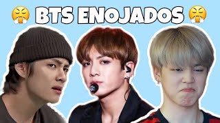 MOMENTOS DE BTS CUANDO SE ENOJAN  JIMIN ENOJADO ES EL MÁS TIERNO🐣😂💜 [upl. by Kannry]