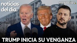 NOTICIAS DEL DÍA Trump inicia su venganza los demócratas culpan a Biden y alerta total en Ucrania [upl. by Aremaj]