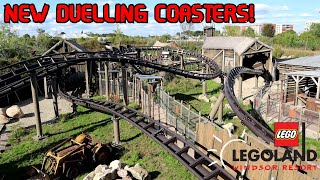 NEW 2024 Duelling Family Boomerang Coasters Coming to Legoland [upl. by Savory583]