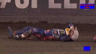 Crash Emil Sajfutdinow vs Bartosz Zmarzlik [upl. by Tadeas]