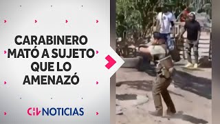 Carabinero MATÓ A SUJETO que lo amenazó con un arma en medio de operativo en Antofagasta [upl. by Corella]