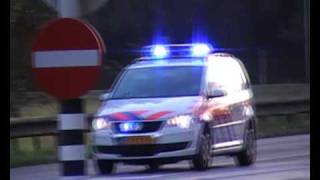 5 Politie wagens hondenwagen NIEUWE SIRENE noodhulp en Surveillance wagens prio 1 onderweg [upl. by Paradies]