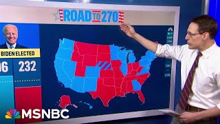 Steve Kornacki maps the road to 270 at start of the campaign [upl. by Enomyar]