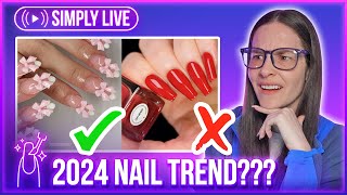 2024 Nail Trend Forecast Paint or Pass💅 🔴LIVE [upl. by Hayidan]