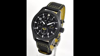 IWC Pilots Watch Chronograph Edition Royal Maces RefIW389107 FM16023 [upl. by Nnylcaj]