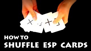 How to shuffle ESP deck of cards  Charlier Shuffle Tutorial [upl. by Homere]