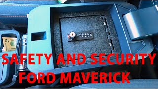 FORD MAVERICK Safety amp Security Center Console Locking SafeVault ReviewInstallationRECOMMENDED [upl. by Darra311]