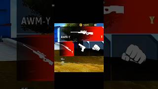 Power of double awm 😱 freefire funny shorts [upl. by Percy48]