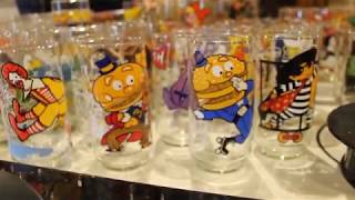 1977 McDonalds Action Series Glass Set [upl. by Aicirpac]