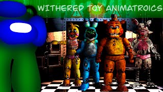 Fnaf Speed Edit  Withered Toy Animatronics [upl. by Eilahtan]