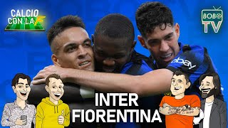 INTER 4  0 FIORENTINA  Lautaro e Thuram coppia perfetta  Calcio con la F [upl. by Comyns201]