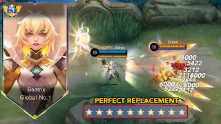 BEATRIX 98 WINRATE SECRET BUILD AND EMBLEM FULL TUTORIAL must try MLBB [upl. by Aisek]