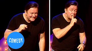 Ricky Gervais Savagely Takes Down A Heckler  Fame  Universal Comedy [upl. by Ecahc]