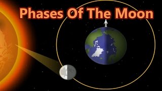 Lunar Cycle Why The Moon Change Shapes 8 Phases Of The Moon Learning Videos For Children [upl. by Yrreg]