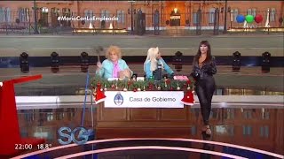 Moria Casán desafió a la empleada pública  Susana Giménez [upl. by Stinky]