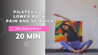 Pilates Sciatica  Low Back Pain Relief [upl. by Anibas]