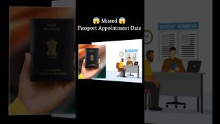 Passport Appointment Missed passport shorts [upl. by Saihttam]