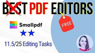 How to Use the Free Small PDF Editor Tutorial amp Review [upl. by Lessirg666]