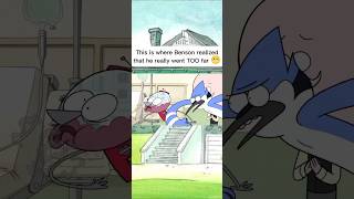 Mordecai Punches Benson  Regular Show regularshow cartoonnetwork shorts [upl. by Yklam]