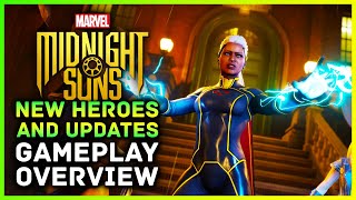 AD Marvel’s Midnight Suns  New Hero Storm Season Pass DLC Updates Gameplay Overview amp More [upl. by Fonsie517]