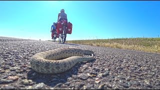 Camping Along a Wyoming HighwayRyan and Ali Bike Across AmericaEp 14 [upl. by Ximenez36]