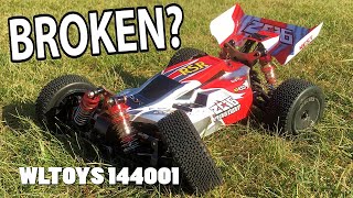 WLToys 144001 EVOLUTiON Buggy Can We Break It  114th Scale 4WD High Speed RC Car Jump Test [upl. by Cha]