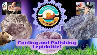 Lepidolite Love Creating Sparkling Purple Towers from Rough Rock [upl. by Nitaf]